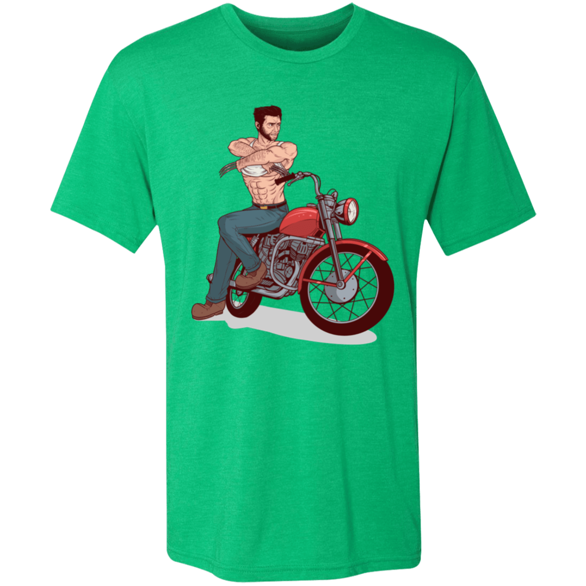 T-Shirts Envy / S Pin-up Wolverine Men's Triblend T-Shirt