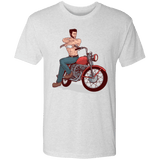 T-Shirts Heather White / S Pin-up Wolverine Men's Triblend T-Shirt