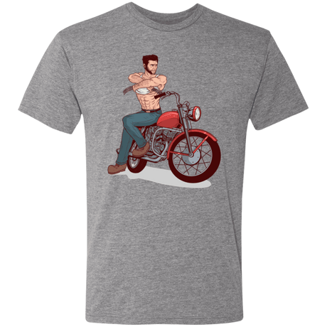 T-Shirts Premium Heather / S Pin-up Wolverine Men's Triblend T-Shirt