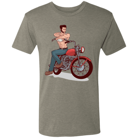 T-Shirts Venetian Grey / S Pin-up Wolverine Men's Triblend T-Shirt