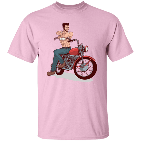 T-Shirts Light Pink / S Pin-up Wolverine T-Shirt