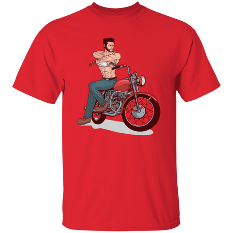 T-Shirts Red / S Pin-up Wolverine T-Shirt