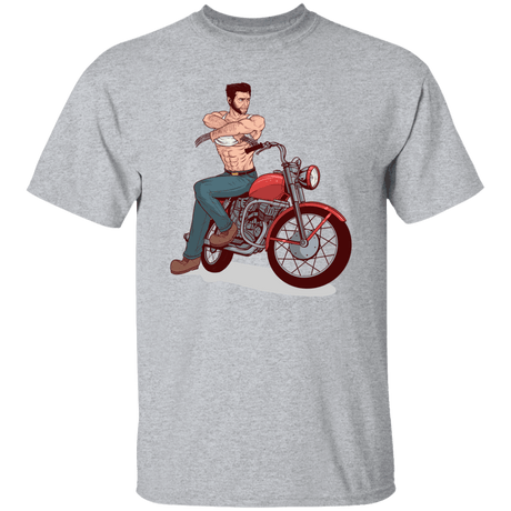 T-Shirts Sport Grey / S Pin-up Wolverine T-Shirt