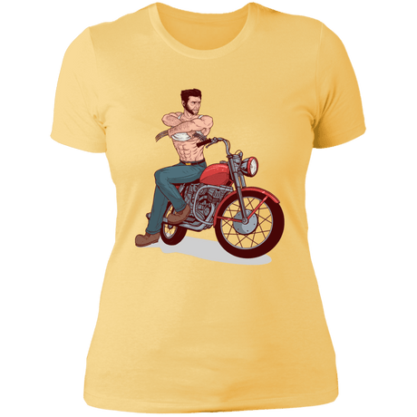 T-Shirts Banana Cream/ / S Pin-up Wolverine Women's Premium T-Shirt