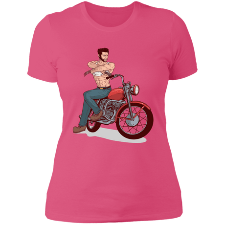 T-Shirts Hot Pink / S Pin-up Wolverine Women's Premium T-Shirt