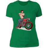 T-Shirts Kelly Green / S Pin-up Wolverine Women's Premium T-Shirt