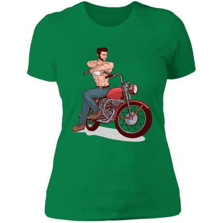 T-Shirts Kelly Green / S Pin-up Wolverine Women's Premium T-Shirt