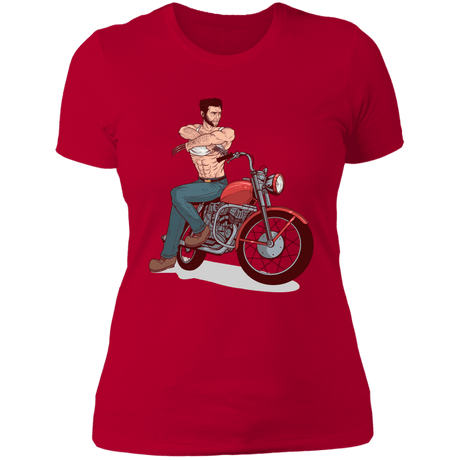 T-Shirts Red / S Pin-up Wolverine Women's Premium T-Shirt
