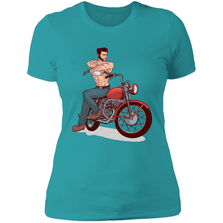 T-Shirts Tahiti Blue / S Pin-up Wolverine Women's Premium T-Shirt