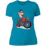 T-Shirts Turquoise / S Pin-up Wolverine Women's Premium T-Shirt