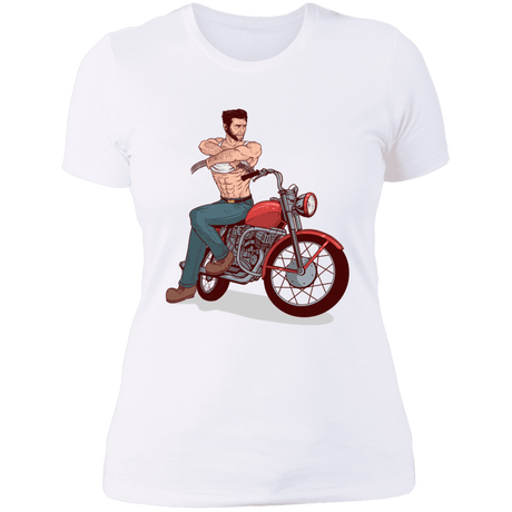 T-Shirts White / S Pin-up Wolverine Women's Premium T-Shirt