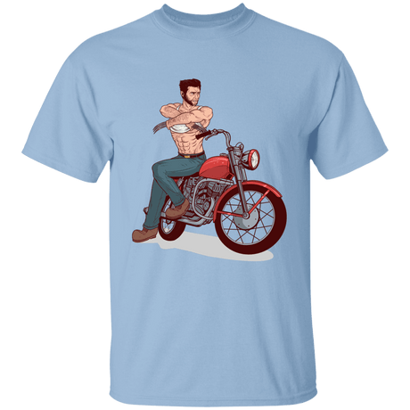 T-Shirts Light Blue / YXS Pin-up Wolverine Youth T-Shirt