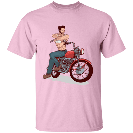 T-Shirts Light Pink / YXS Pin-up Wolverine Youth T-Shirt