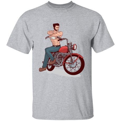 T-Shirts Sport Grey / YXS Pin-up Wolverine Youth T-Shirt