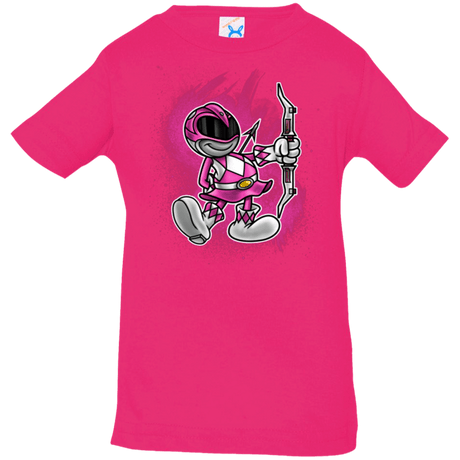 T-Shirts Hot Pink / 6 Months Pink Ranger Artwork Infant PremiumT-Shirt