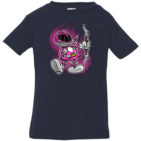 T-Shirts Navy / 6 Months Pink Ranger Artwork Infant PremiumT-Shirt