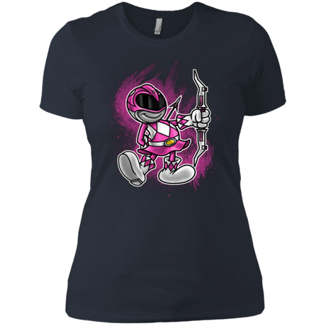 T-Shirts Indigo / X-Small Pink Ranger Artwork Women's Premium T-Shirt