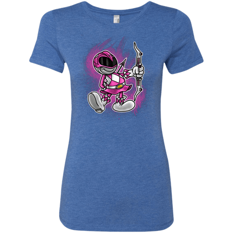 T-Shirts Vintage Royal / Small Pink Ranger Artwork Women's Triblend T-Shirt