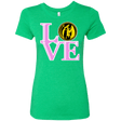 T-Shirts Envy / Small Pink Ranger LOVE Women's Triblend T-Shirt