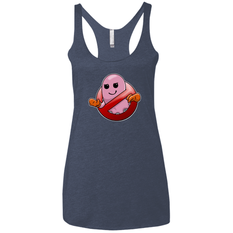T-Shirts Vintage Navy / X-Small Pinky Buster Women's Triblend Racerback Tank