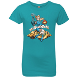 T-Shirts Tahiti Blue / YXS PINUP SAMUS Girls Premium T-Shirt