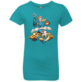 T-Shirts Tahiti Blue / YXS PINUP SAMUS Girls Premium T-Shirt