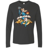 T-Shirts Heavy Metal / Small PINUP SAMUS Men's Premium Long Sleeve