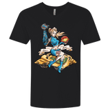 T-Shirts Black / X-Small PINUP SAMUS Men's Premium V-Neck