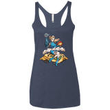 T-Shirts Vintage Navy / X-Small PINUP SAMUS Women's Triblend Racerback Tank