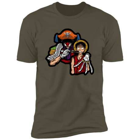 T-Shirts Military Green / S Pirate Clown Men's Premium T-Shirt