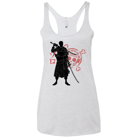 T-Shirts Heather White / X-Small Pirate Hunter (2) Women's Triblend Racerback Tank