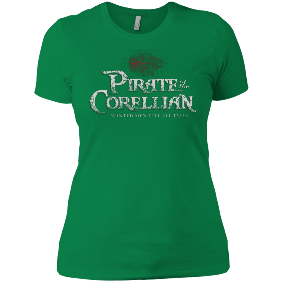 T-Shirts Kelly Green / X-Small Pirate of the Corellian Women's Premium T-Shirt