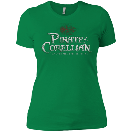 T-Shirts Kelly Green / X-Small Pirate of the Corellian Women's Premium T-Shirt