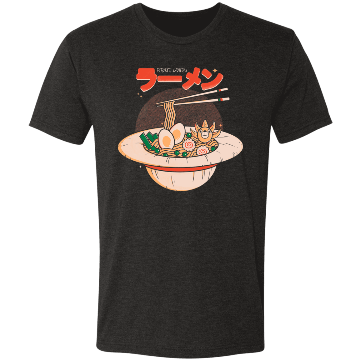 T-Shirts Vintage Black / S Pirate Ramen Men's Triblend T-Shirt