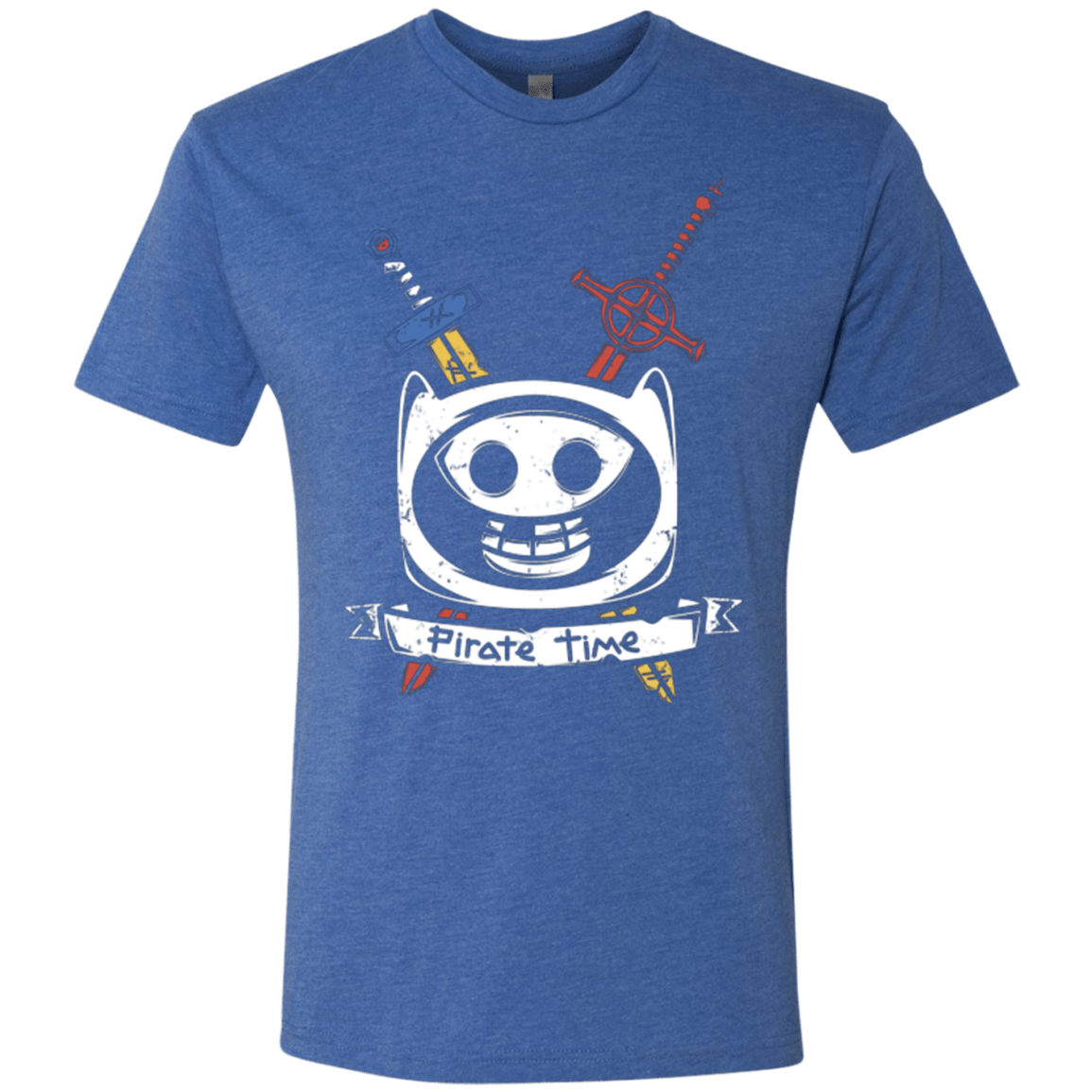 T-Shirts Vintage Royal / Small Pirate Time Men's Triblend T-Shirt