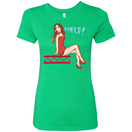 T-Shirts Envy / Small Pixel Pinup Pauline Women's Triblend T-Shirt