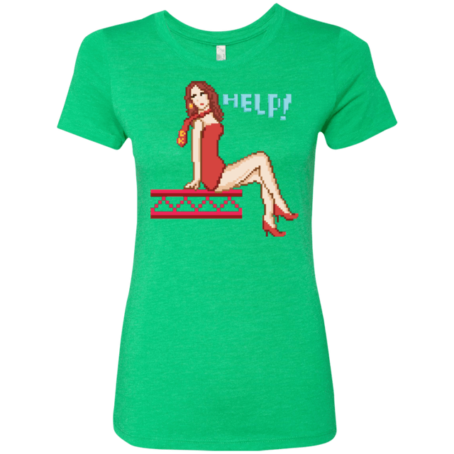 T-Shirts Envy / Small Pixel Pinup Pauline Women's Triblend T-Shirt