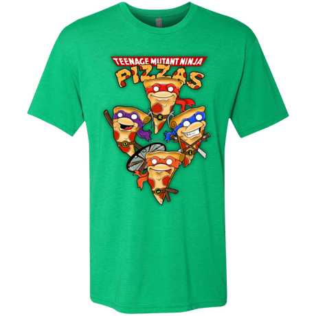 T-Shirts Envy / Small Pizza Ninjas Men's Triblend T-Shirt