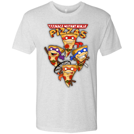 T-Shirts Heather White / Small Pizza Ninjas Men's Triblend T-Shirt