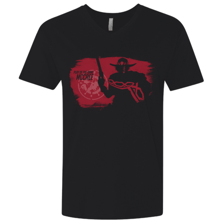 T-Shirts Black / X-Small Play of the Game McCree Men's Premium V-Neck