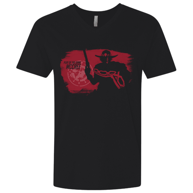 T-Shirts Black / X-Small Play of the Game McCree Men's Premium V-Neck