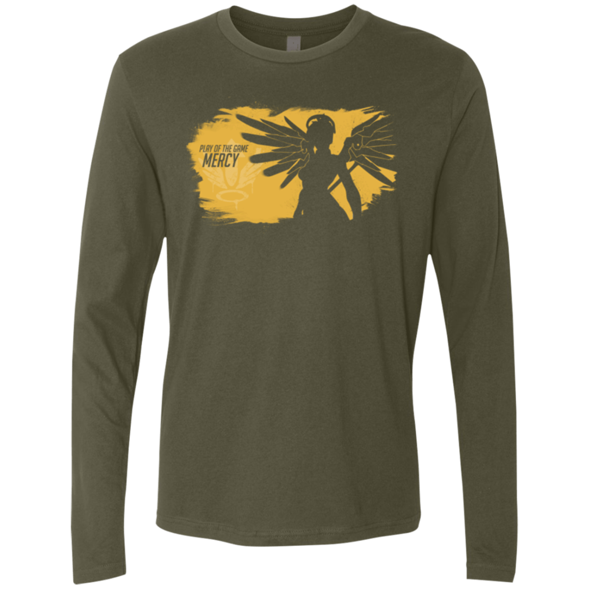 T-Shirts Military Green / Small Play of the Game Mercy Men's Premium Long Sleeve