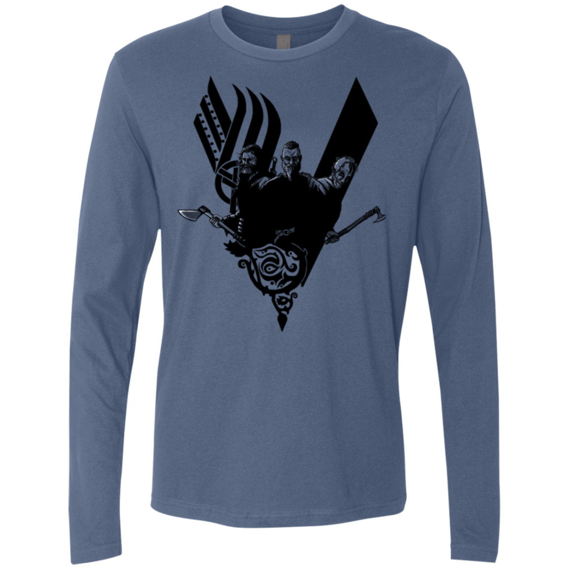 T-Shirts Indigo / Small Plunder Men's Premium Long Sleeve