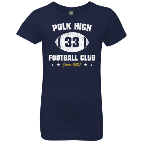 T-Shirts Midnight Navy / YXS Polk High Football Girls Premium T-Shirt