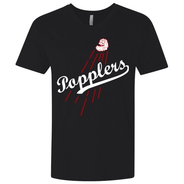 T-Shirts Black / X-Small Popplers Men's Premium V-Neck