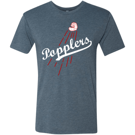 T-Shirts Indigo / Small Popplers Men's Triblend T-Shirt
