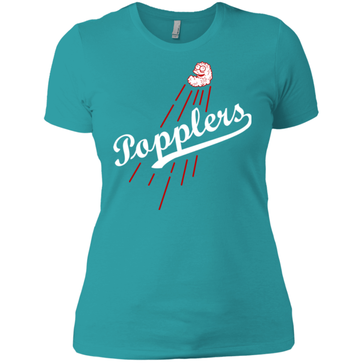 T-Shirts Tahiti Blue / X-Small Popplers Women's Premium T-Shirt