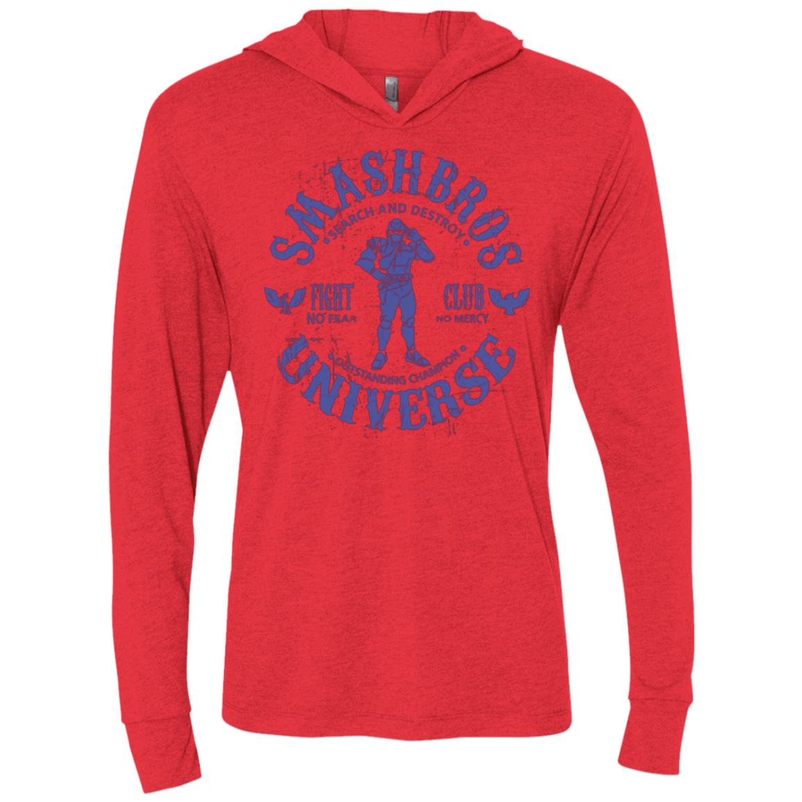 T-Shirts Vintage Red / X-Small PORT TOWN CHAMPION Triblend Long Sleeve Hoodie Tee