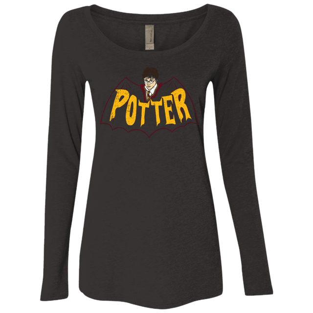 T-Shirts Vintage Black / S Potter Women's Triblend Long Sleeve Shirt