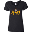 T-Shirts Black / S Potter Women's V-Neck T-Shirt